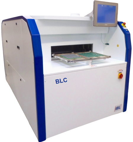 The BLC reflow vapor phase soldering system.